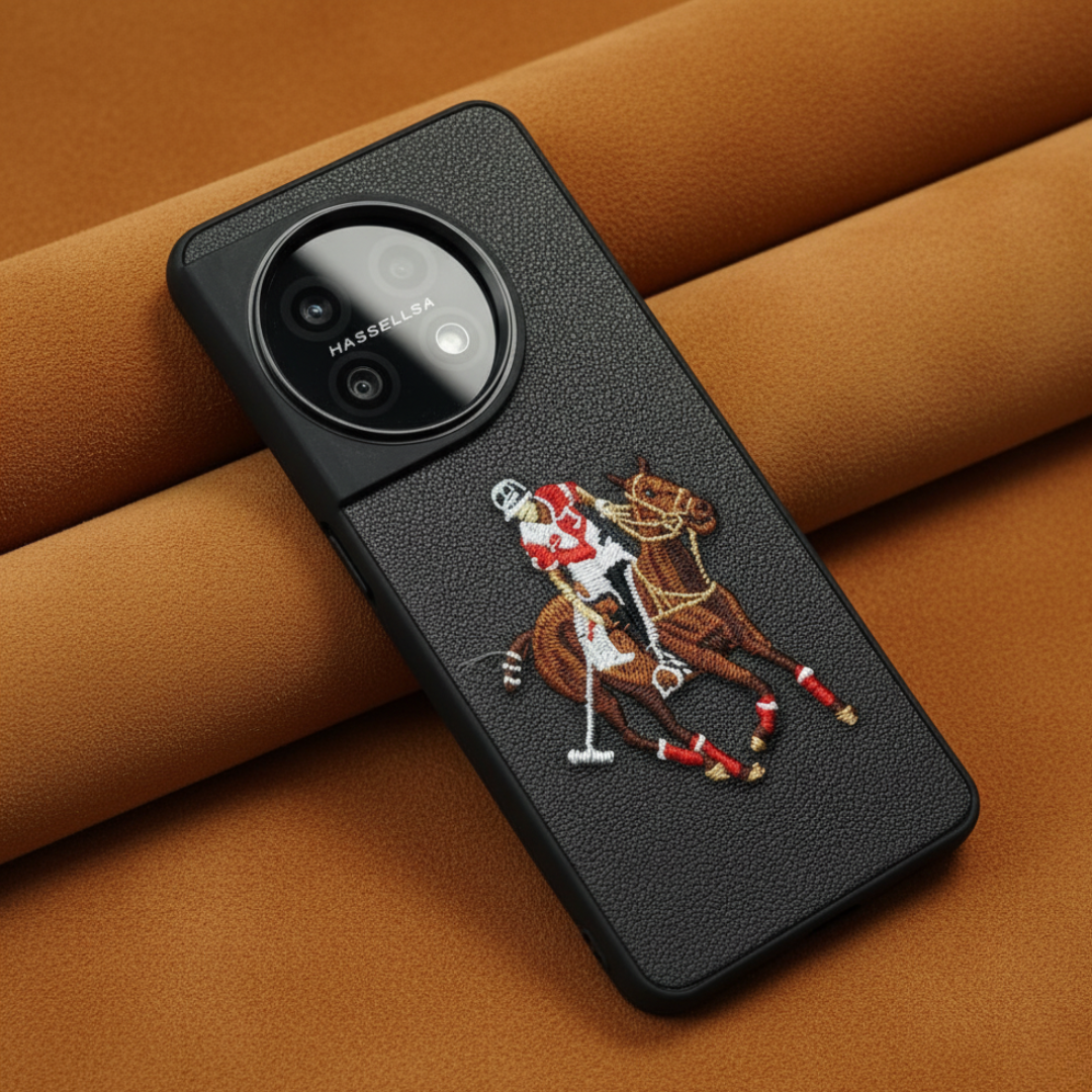 Black Leather Horse Rider OC Ornamented for Oneplus 11r — Goodsys