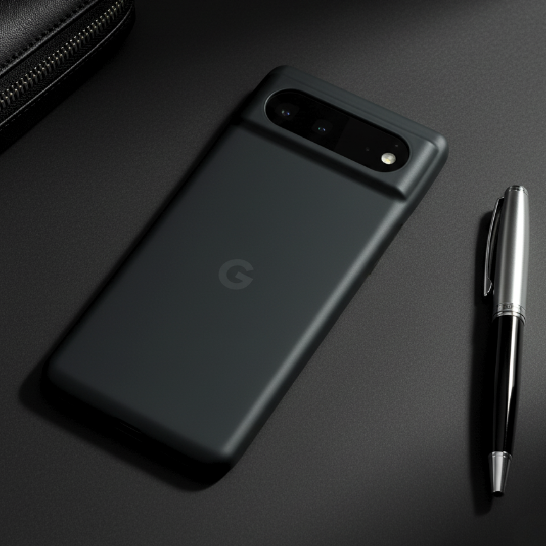 Black Original Silicone case for Google Pixel 6 — Goodsys