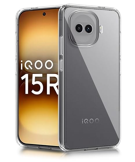 SilicaClear Transparent Silicone Case for iQOO 15r — Goodsys