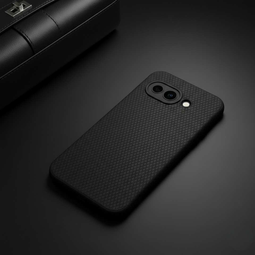 Black Line Wave Silicone Case for Google Pixel 10a — Goodsys