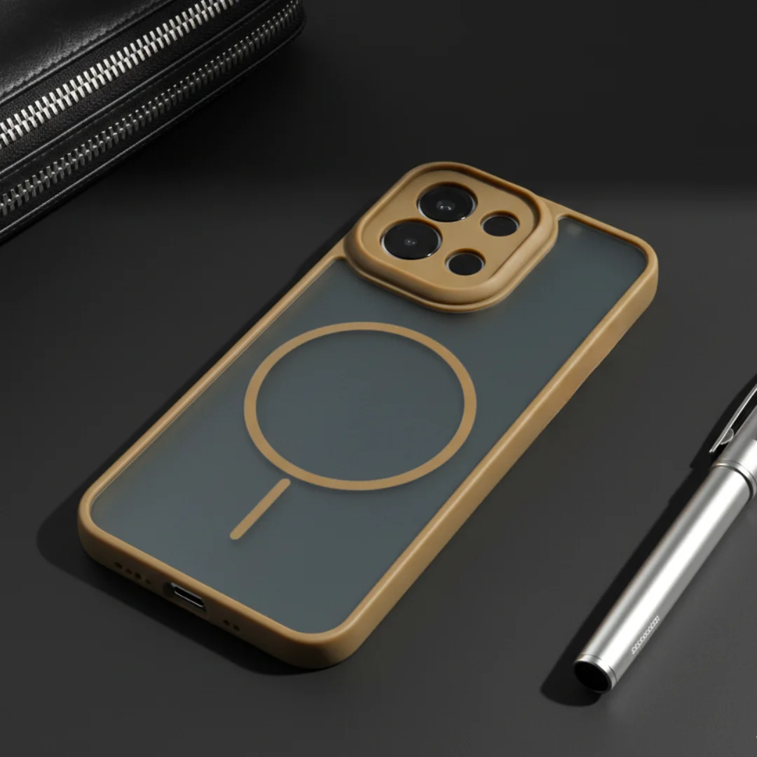 KYRON Brown Camera Protection Matte  Case for Oppo K13 — Goodsys