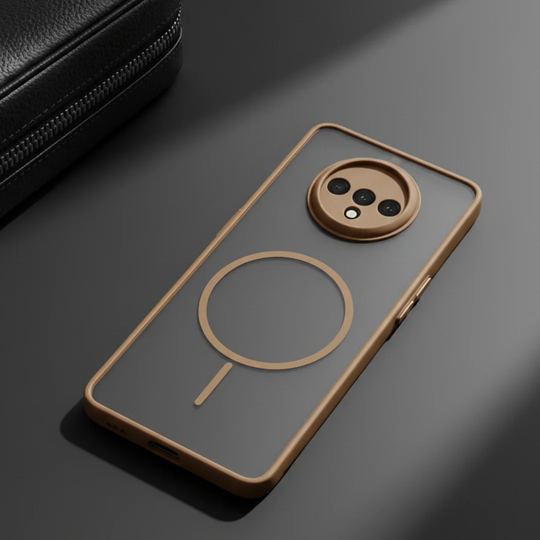 KYRON Brown Camera Protection Matte Case for Oneplus 7T — Goodsys