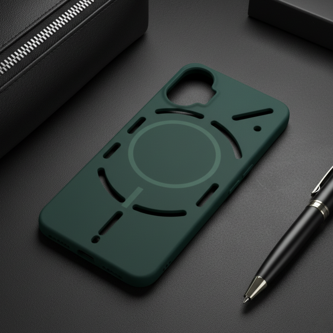 CAVEN Dark Green Silicone case for Nothing Phone 1 — Goodsys