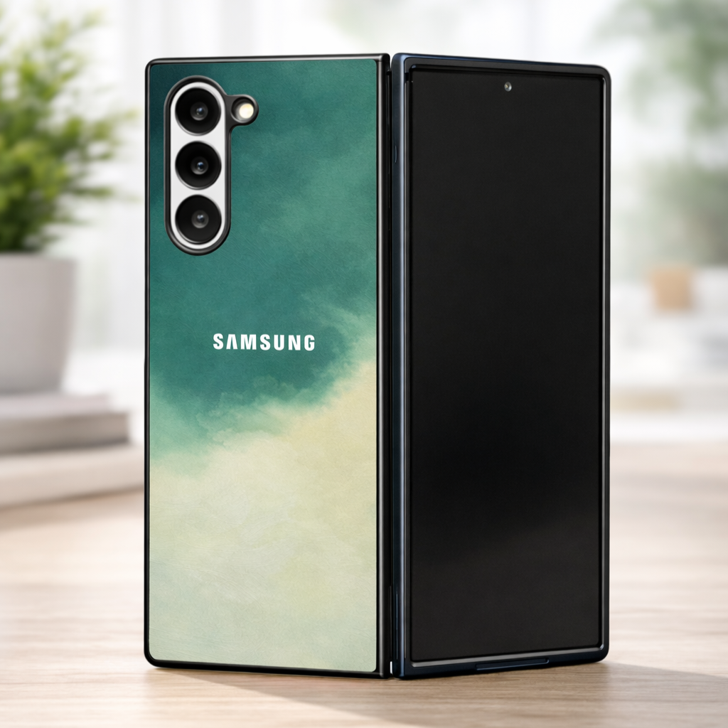 Thunder oil Paint (MB) silicone Case for Samsung Z Fold 5 5G — Goodsys