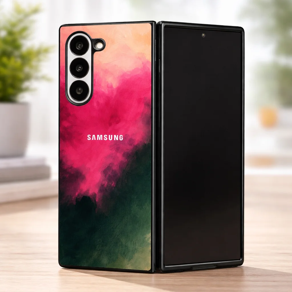 Roseate oil Paint (MB) silicone Case for Samsung Z Fold 5 5G — Goodsys