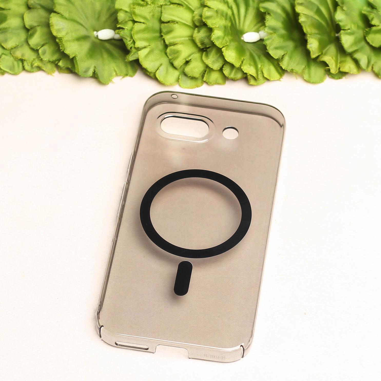 Black Shine Magsafe Transparent Case for Google Pixel 10a