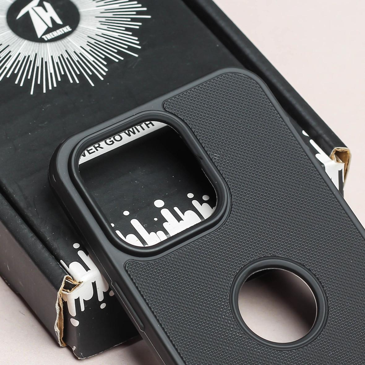 Black Niukin Silicone Case for Apple iphone 16 Pro