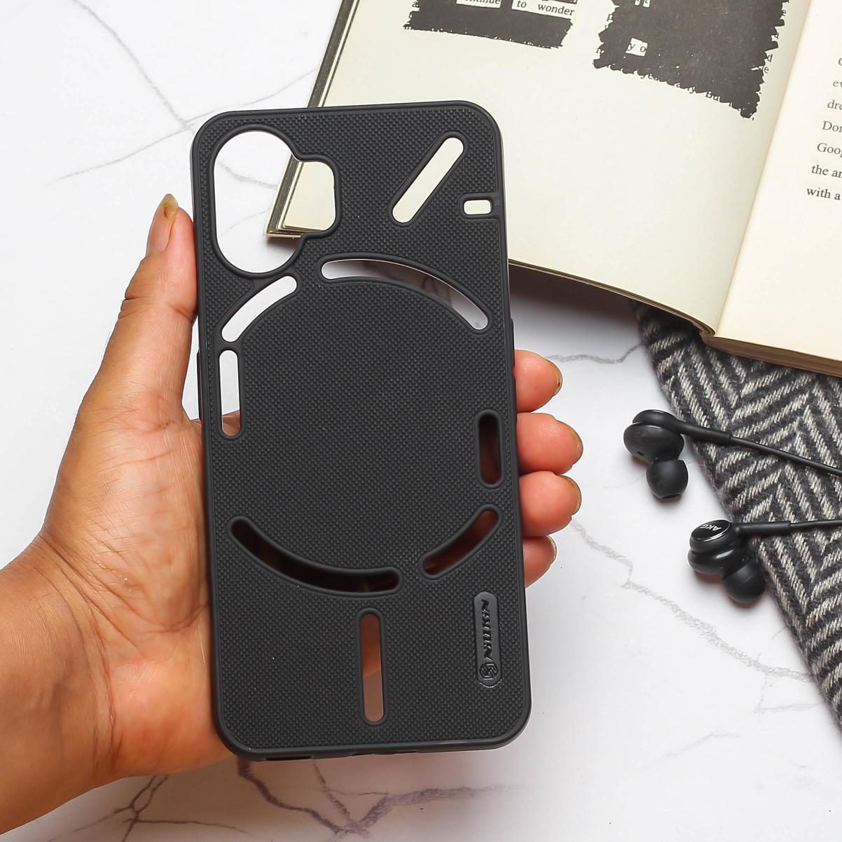 Black Niukin Silicone Case for Nothing Phone 1 — Goodsys