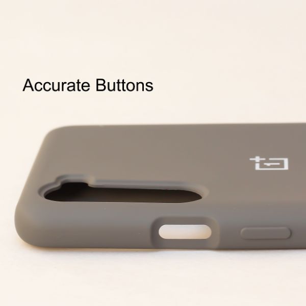 Grey Original Silicone case for Oneplus Nord