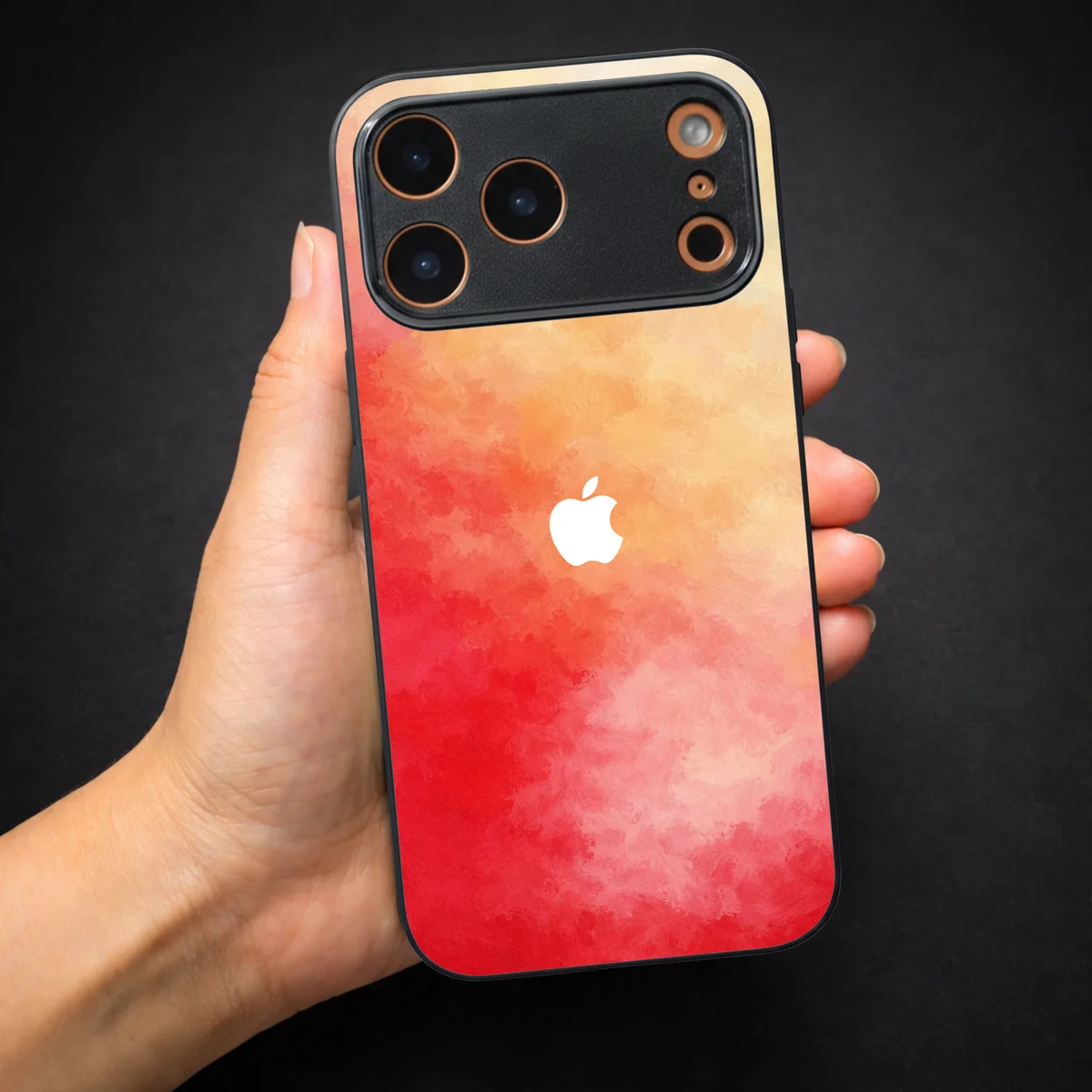 Roseate oil Paint (MB) silicone Case for Apple Iphone 17 Pro — Goodsys