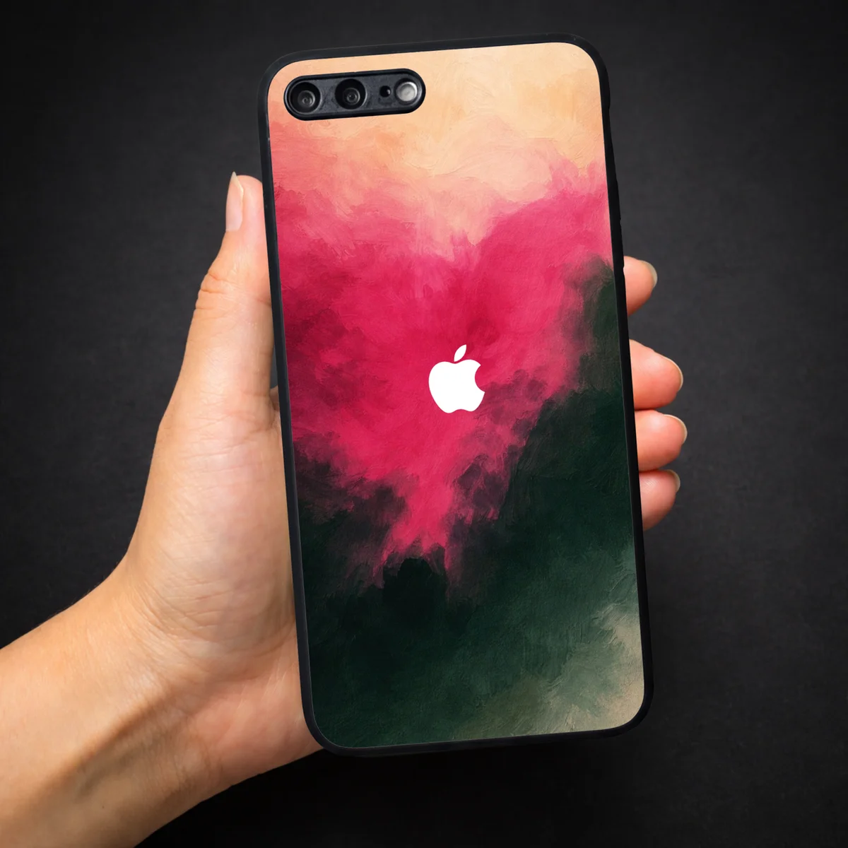 Roseate oil Paint (MB) silicone Case for Apple Iphone 8 Plus — Goodsys