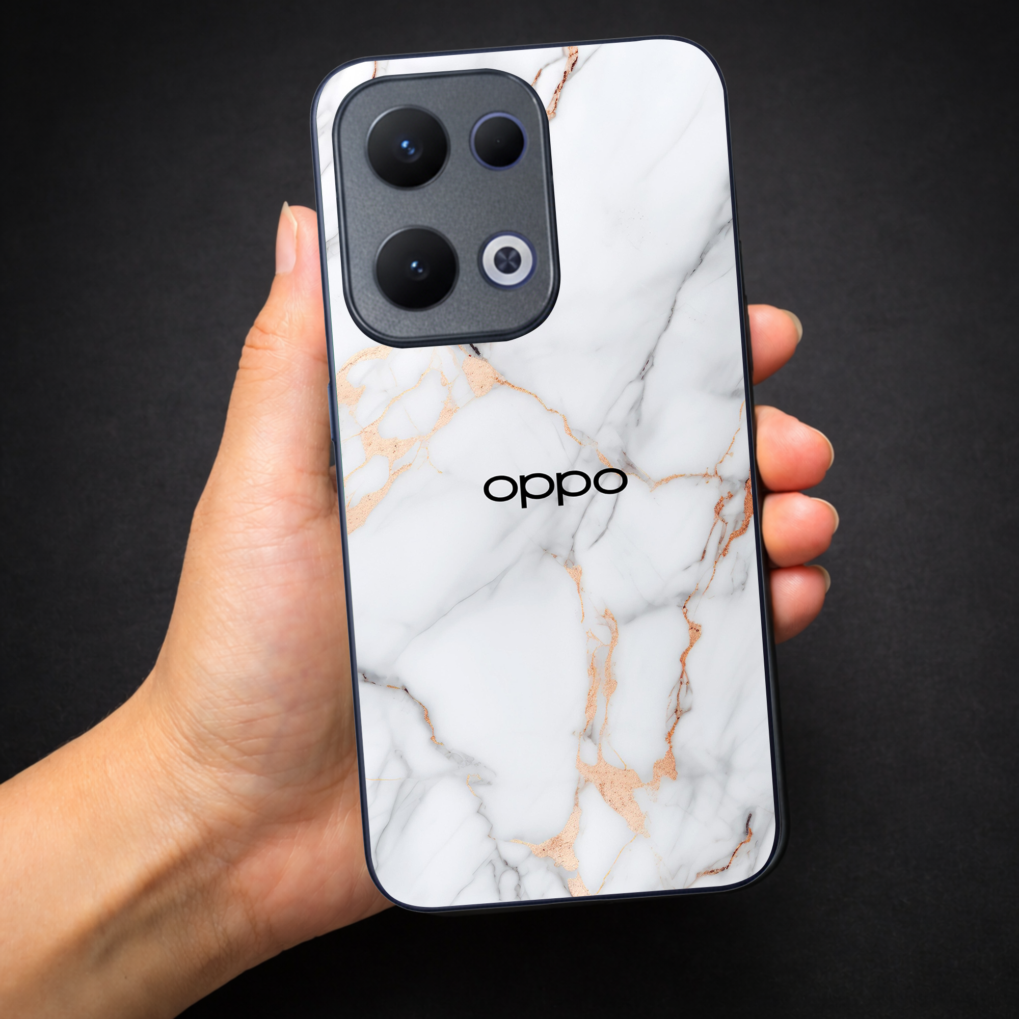 Copper Luxe Marble MB case for Oppo Reno 13 — Goodsys