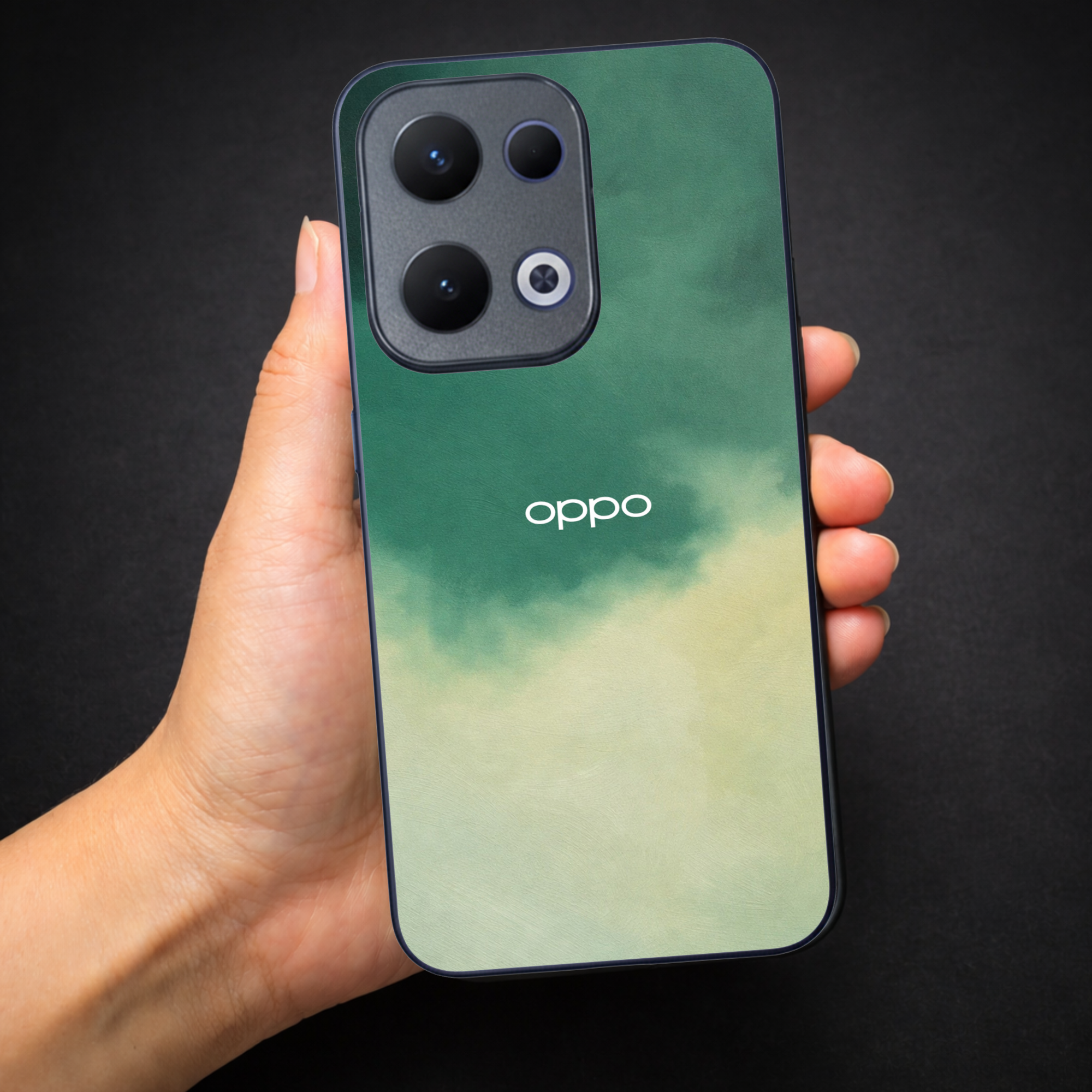 Thunder oil Paint (MB) Silicone Case for Oppo Reno 13 — Goodsys
