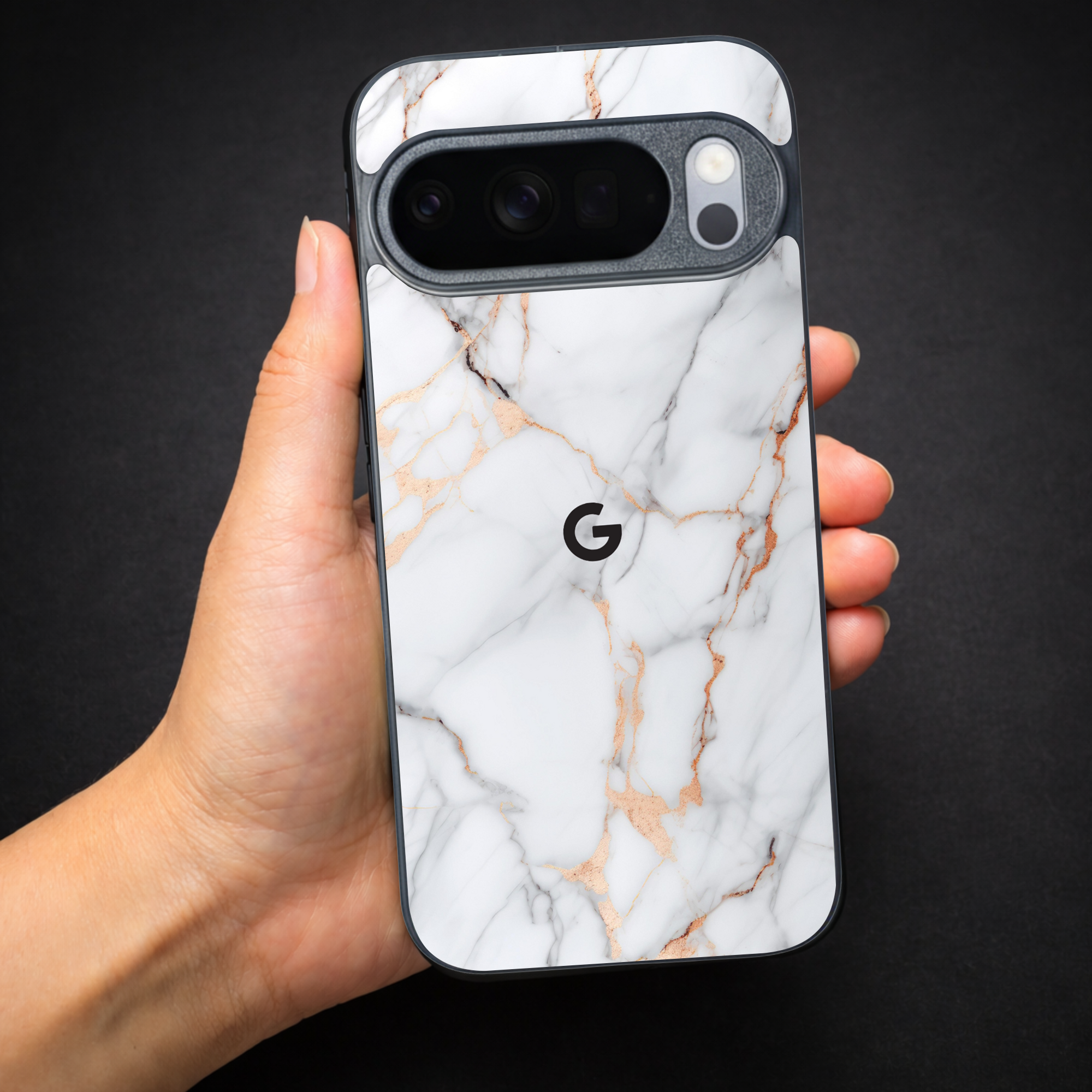 Copper Luxe Marble MB case for Google Pixel 10 — Goodsys