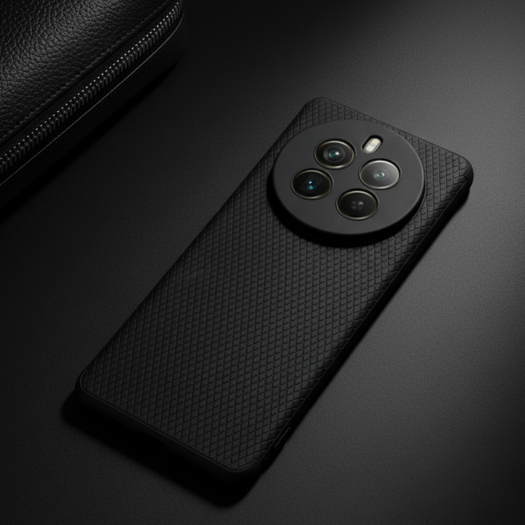 Black Line Wave Silicone Case for Realme 12 Pro — Goodsys