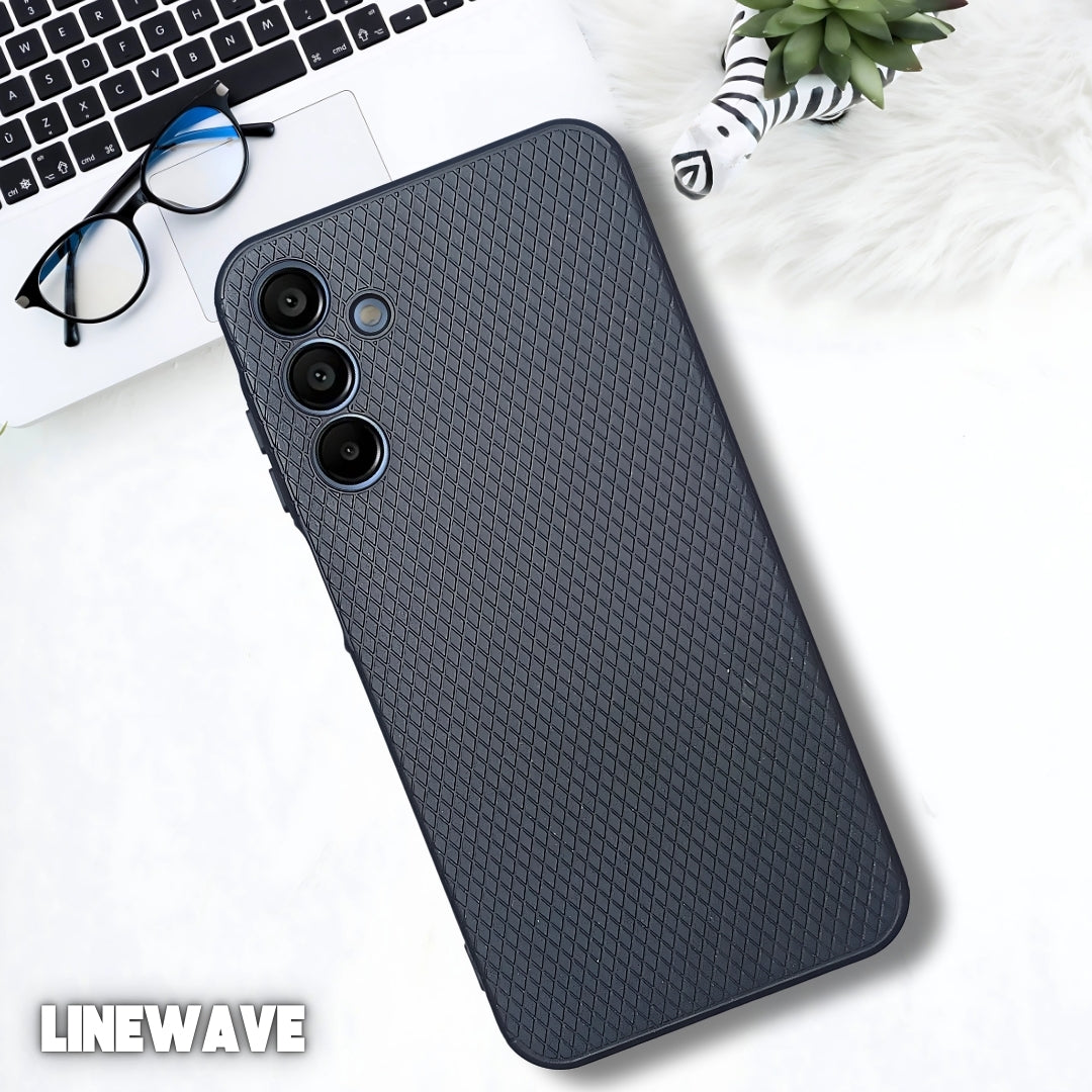 Black Line Wave Silicone Case for Samaung A37 — Goodsys