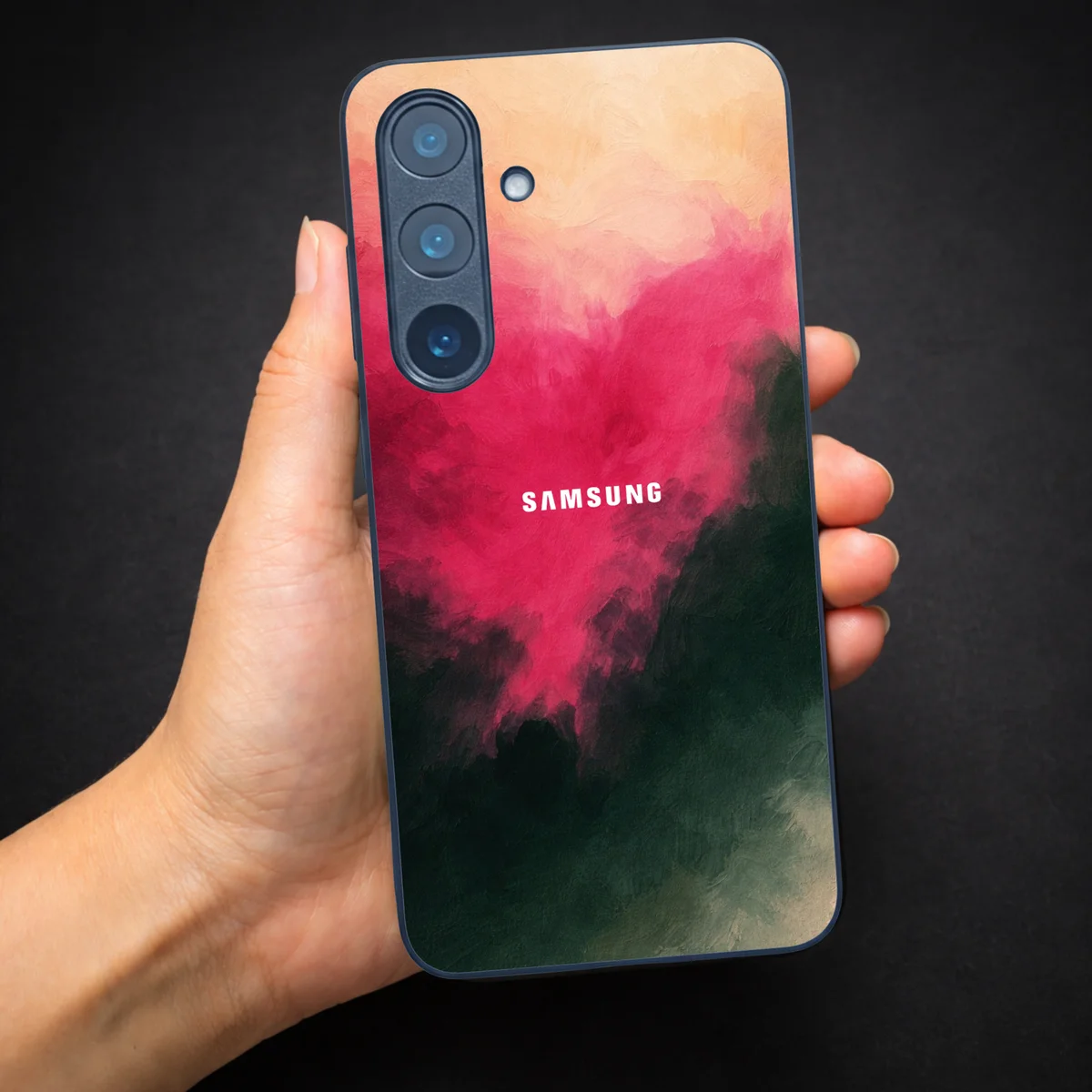 Roseate oil Paint (MB) silicone Case for Samsung Galaxy S25 — Goodsys