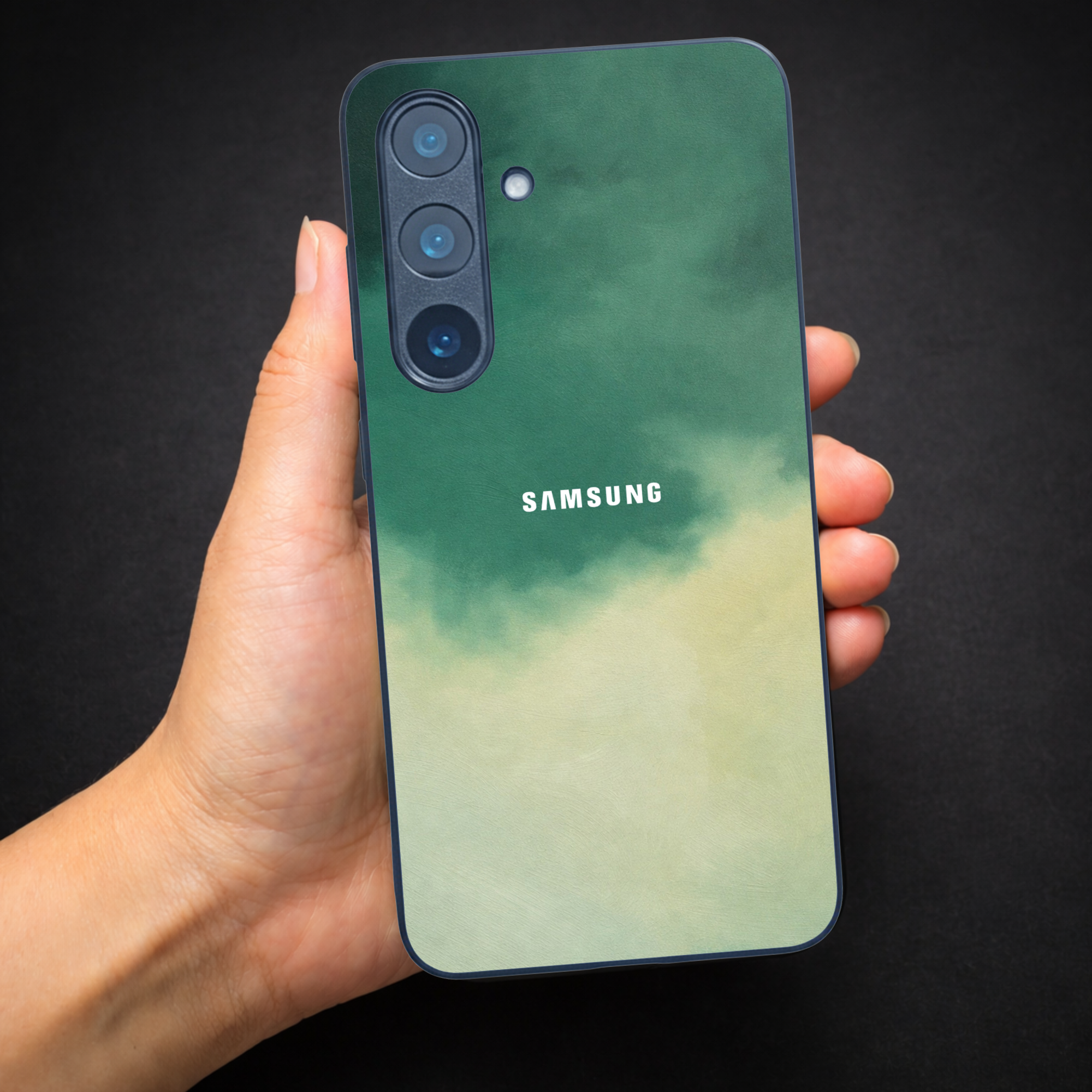 Thunder oil Paint (MB) silicone Case for Samsung Galaxy S25 — Goodsys