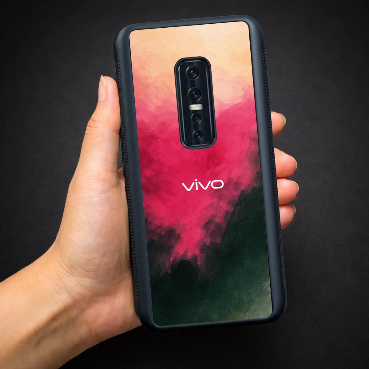 Roseate oil Paint (MB) Silicone Case for Vivo V17 Pro — Goodsys