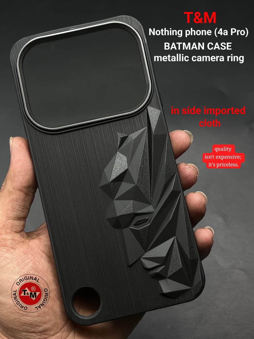 Superhero Engraved logo silicon Case for Nothing Phone 4a Pro — Goodsys