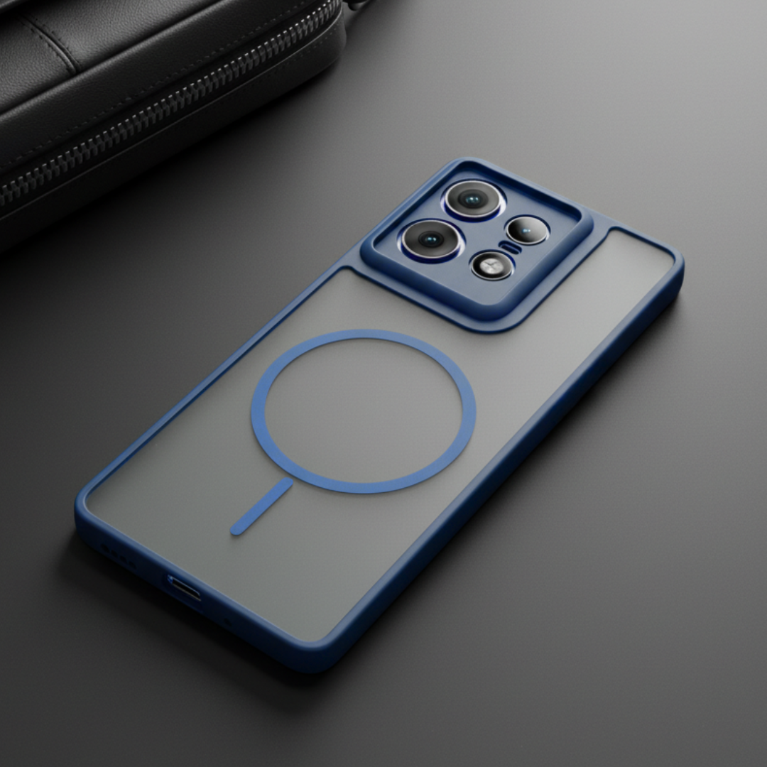 KYRON Dark Blue Matte Case for Motorola Edge 60 Stylus