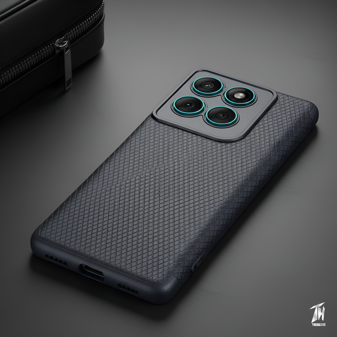 Black Line Wave Silicone Case for Motorola Edge 60 Pro — Goodsys