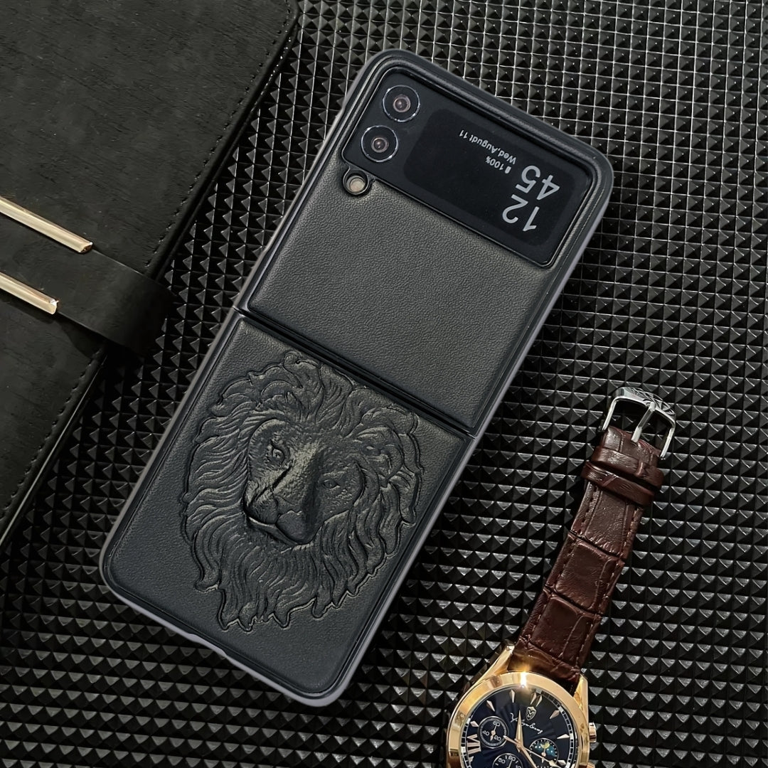 Black Royal King Silicone Case for Samsung Galaxy Z FLIP 4 — Goodsys