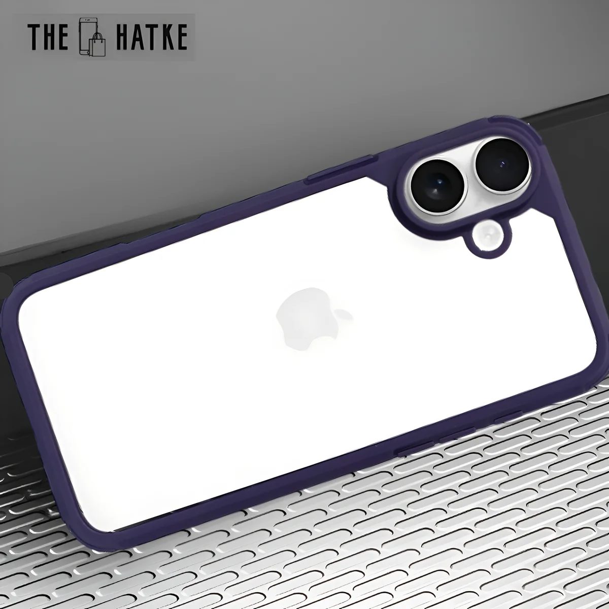 Pureview Deep Purple Hybrid Shockproof Silicone Case for Apple Iphone 16 — Goodsys