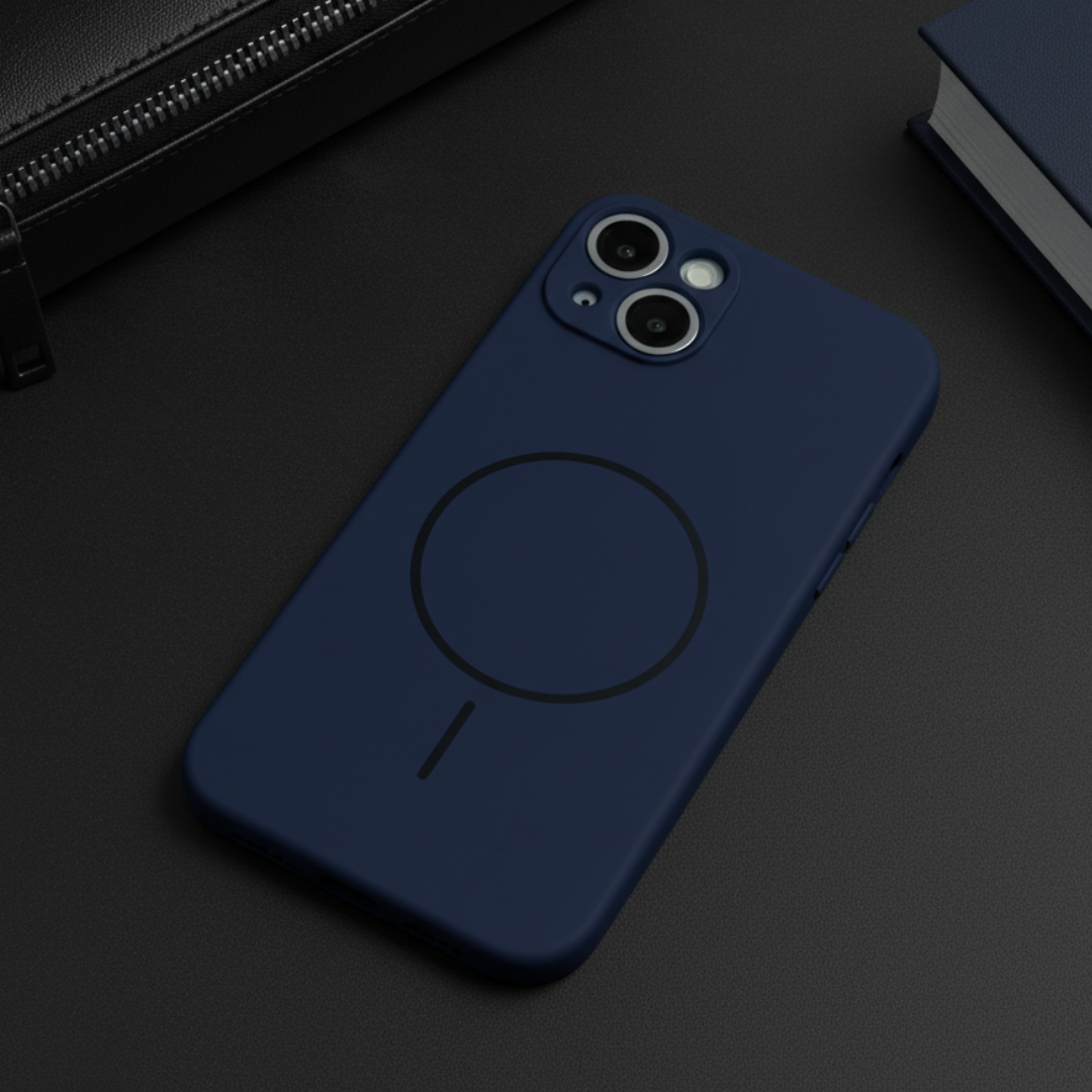 CAVEN Dark Blue Silicone case for Apple iphone 13 — Goodsys