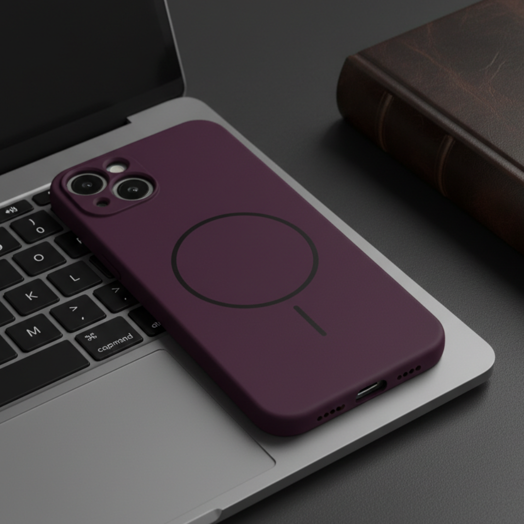 CAVEN Dark Pink Silicone case for Apple iphone 13 — Goodsys