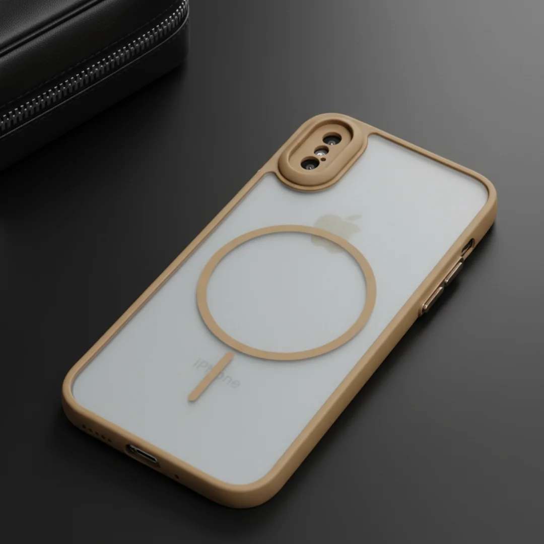 KYRON Brown Camera Protection Matte Case for Apple Iphone X/XS — Goodsys