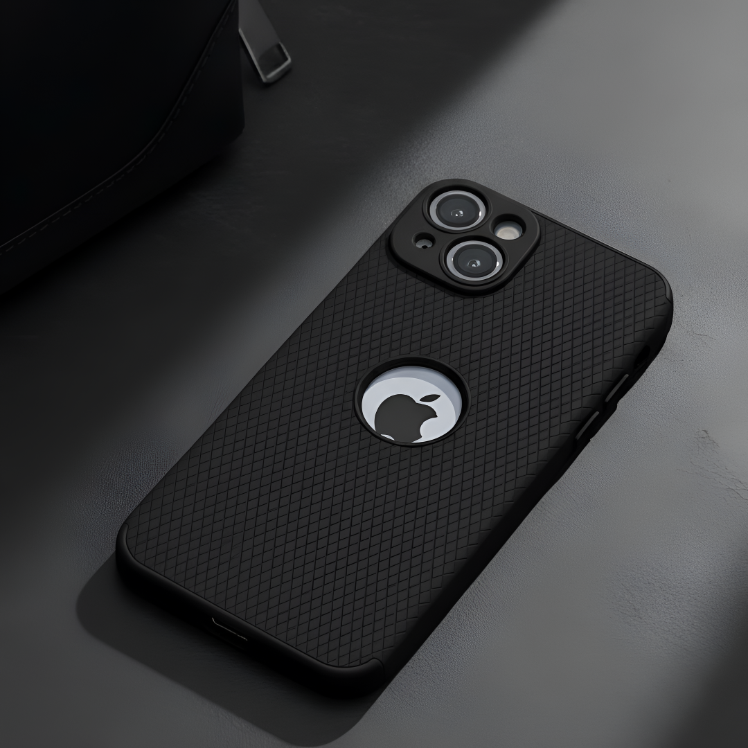 Black Line Wave Silicone Case for Apple iphone 14 — Goodsys