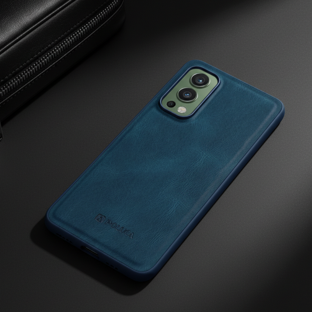 Blue Standard Leather Case for Oneplus Nord 2 — Goodsys