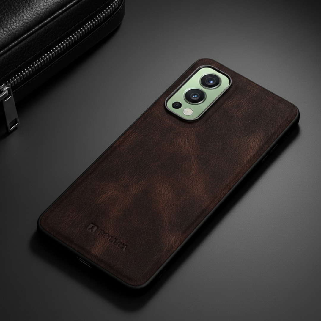 Wine Standard Leather Case for Oneplus Nord 2 — Goodsys