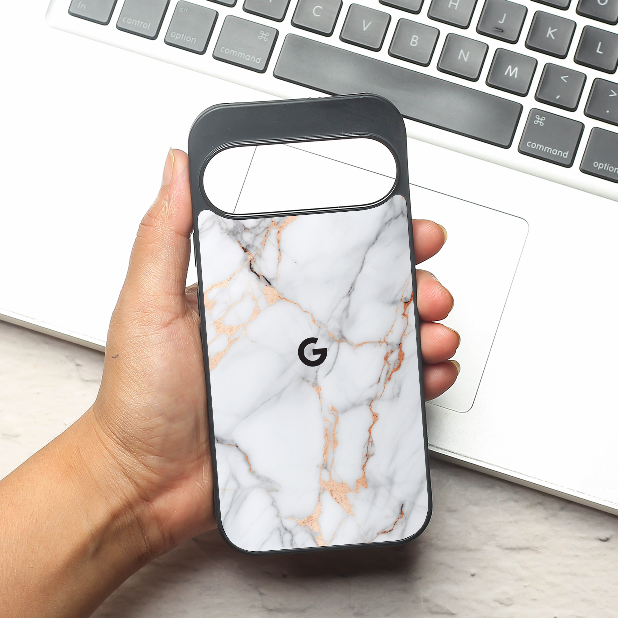Copper Luxe Marble MB case for Google Pixel 9 — Goodsys