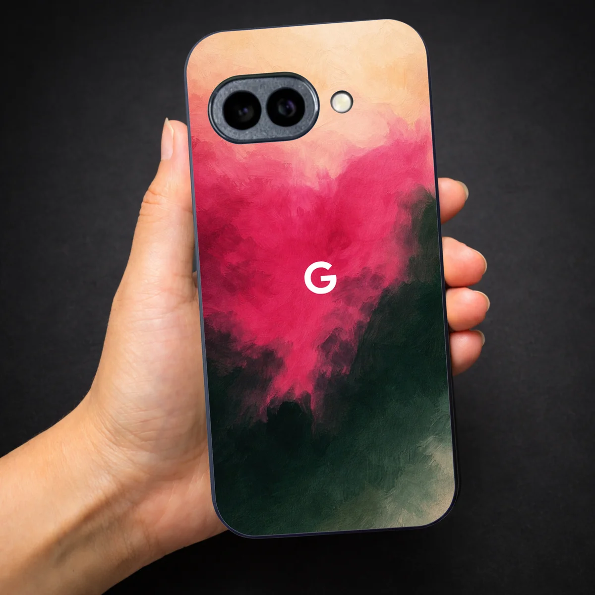 Roseate oil Paint (MB) silicone Case for Google Pixel 9a — Goodsys