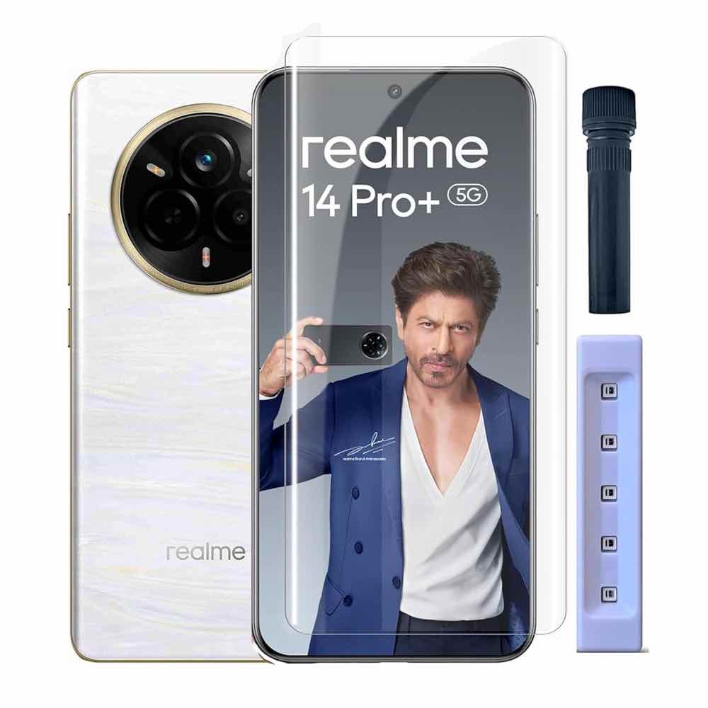 Premium UV Tempered Glass Screen Protector For Realme 12 pro plus — TechGuard