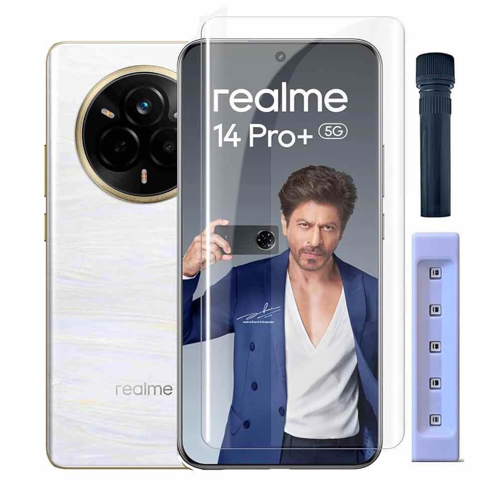 Premium UV Tempered Glass Screen Protector For Realme 14 pro plus — TechGuard