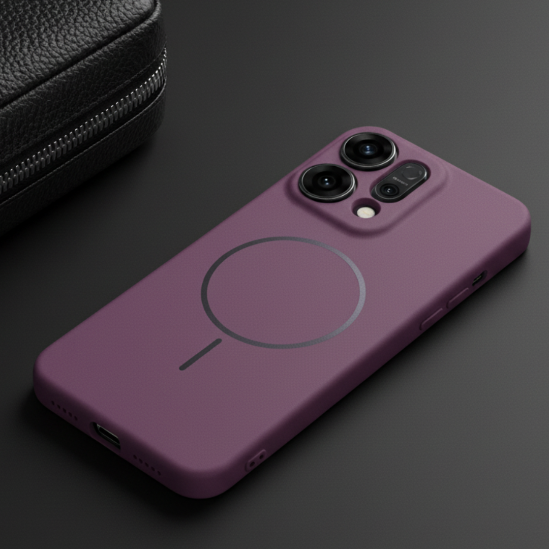 CAVEN Dark Pink  Silicone case for Oppo Reno 14 Pro — Goodsys