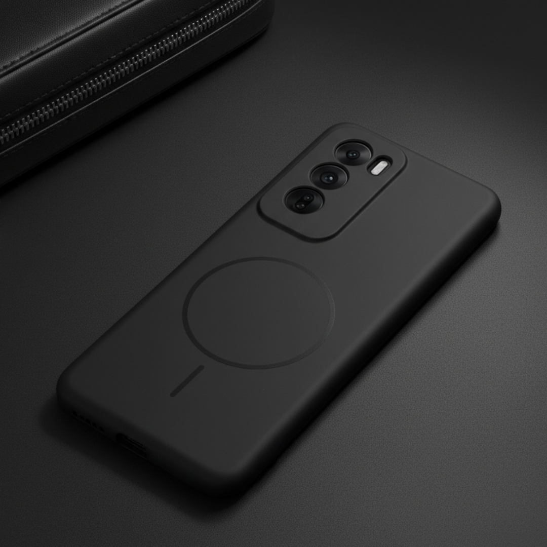 CAVEN Black Silicone case for Oppo Reno 12 — Goodsys