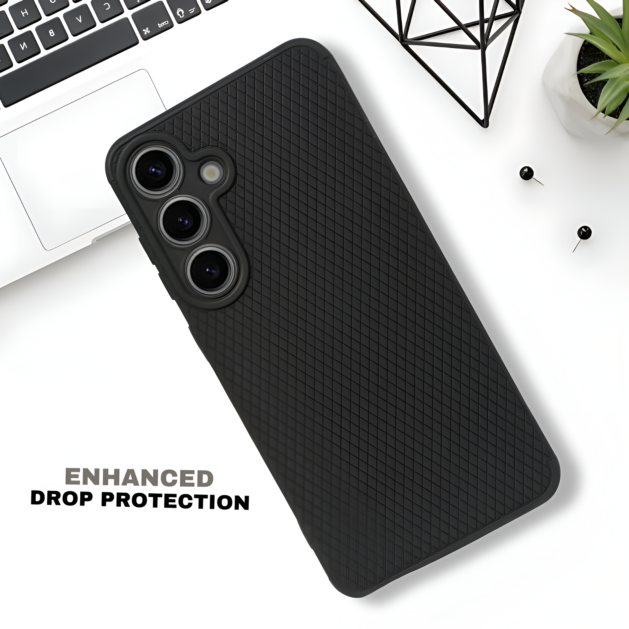 Black Line Wave Silicone Case for Samsung S22 — Goodsys