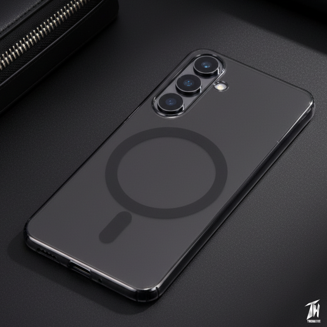 Black Shine Magsafe Case for Samsung A17 — Goodsys