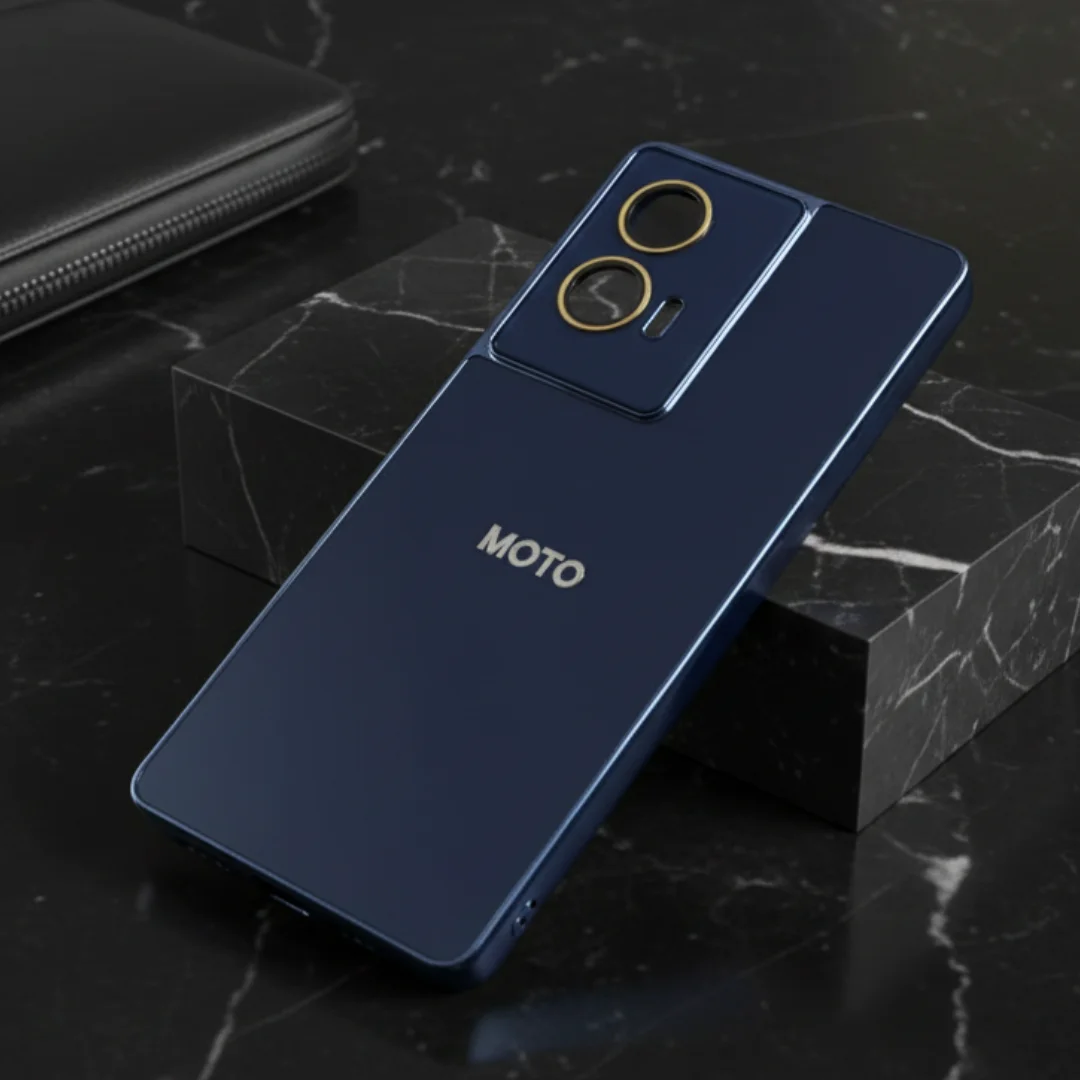 Orix Dark Blue Matte Case for Motorola Edge 50 Fusion — Goodsys