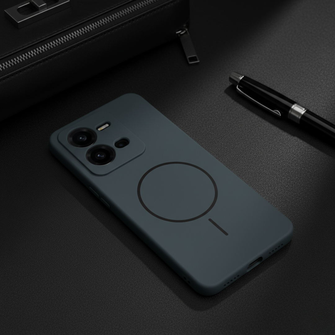 CAVEN Grey Silicone case for Vivo V25 — Goodsys