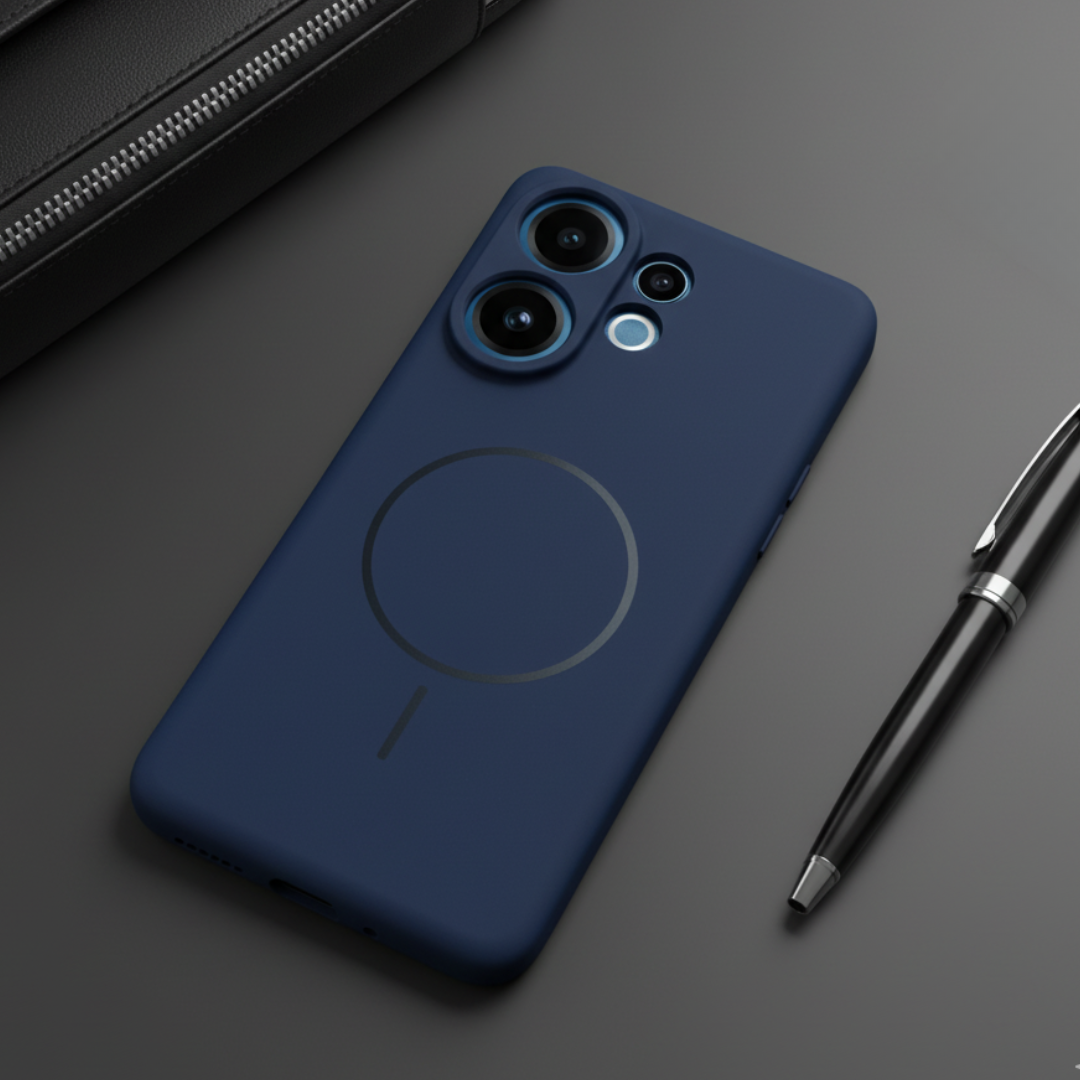 CAVEN Dark Blue Silicone case for Vivo V60 — Goodsys