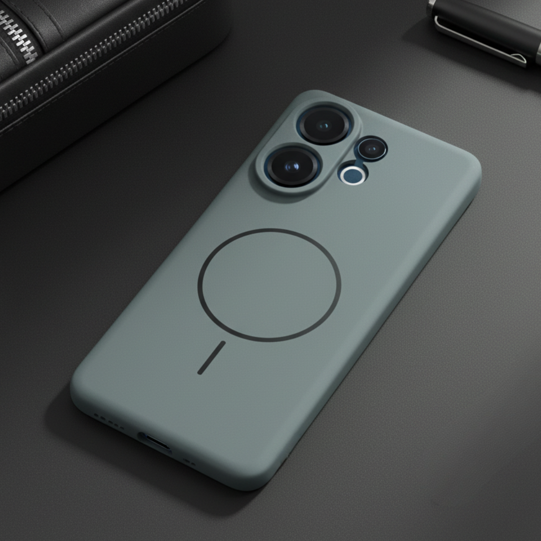 CAVEN Grey Silicone case for Vivo V60 — Goodsys