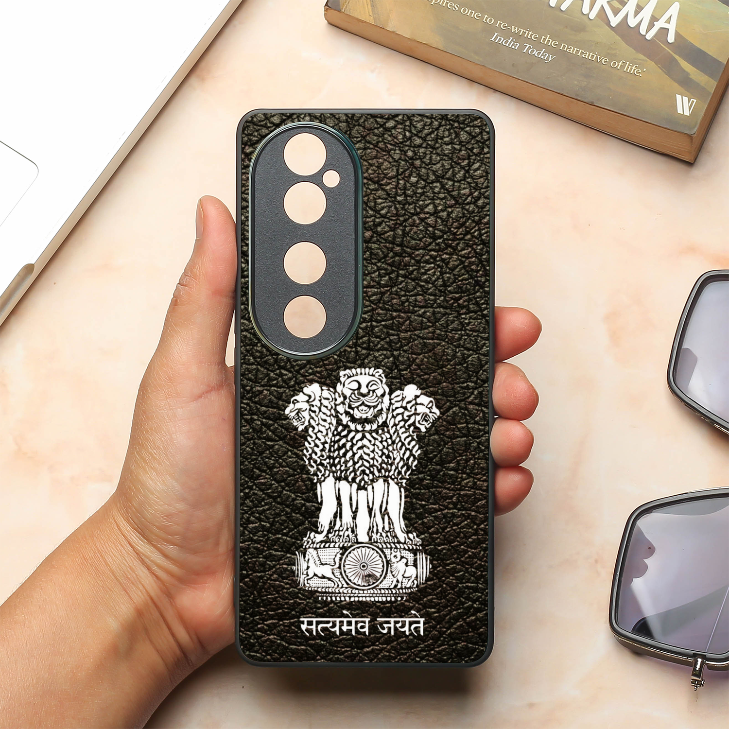 Black Satyamev Jayate MB case for Vivo V40 Pro — Goodsys