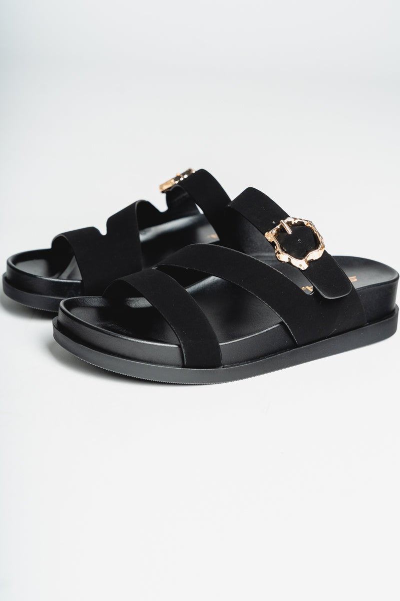 Astrid strappy sandal black