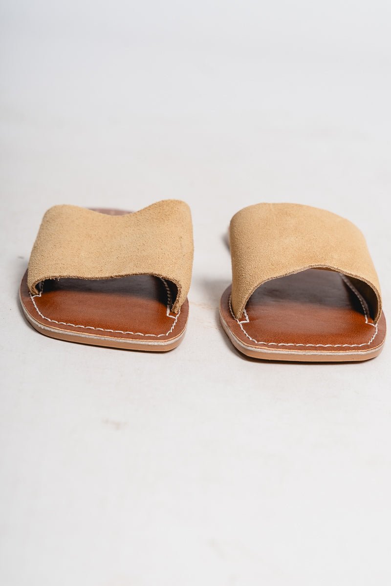 Bali slip on sandal cream