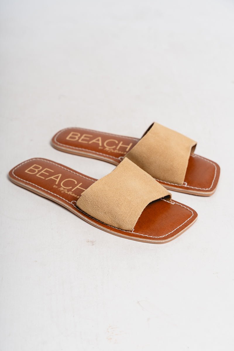Bali slip on sandal cream